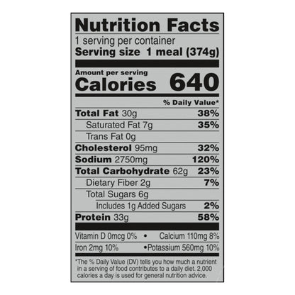 Banquet Mega Meats Buffalo-Style Chicken Strips With Mac& Cheese, Frozen, 13.2 oz.