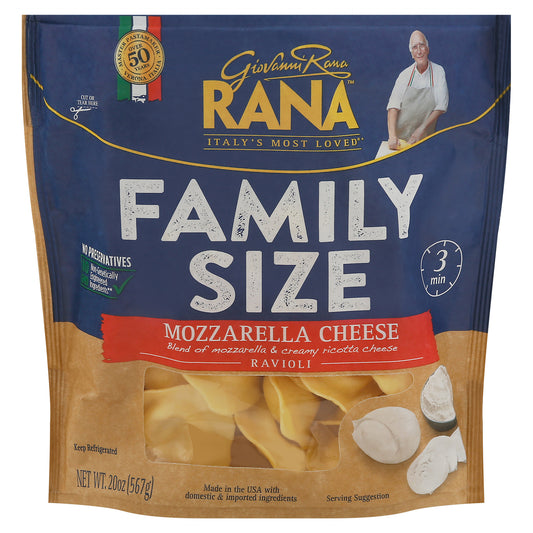 Rana Mozzarella Cheese Ravioli Family Size 20 oz