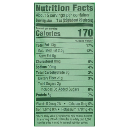 Emerald Whole Roasted & Salted Cashews with Sea Salt 5 oz