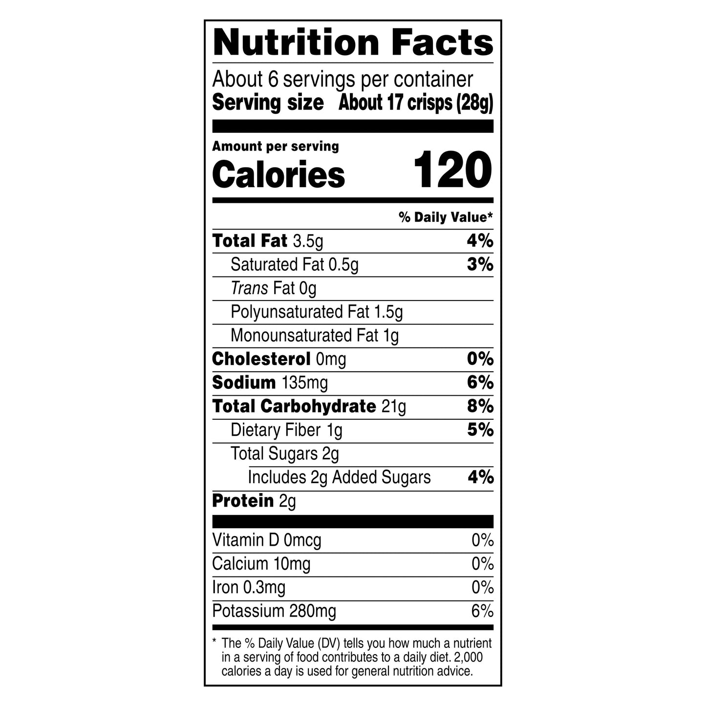 Lay's Baked Potato Crisps Salt & Vinegar 6 1/4 Oz