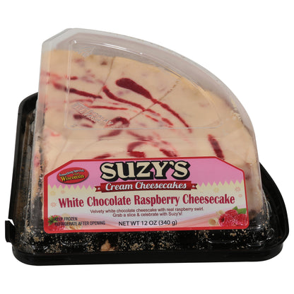 Suzy's White Chocolate Raspberry Cream Cheesecake 12 oz