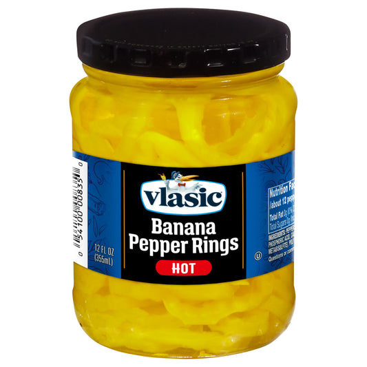 Vlasic Hot Banana Pepper Rings, 12 fl. oz.