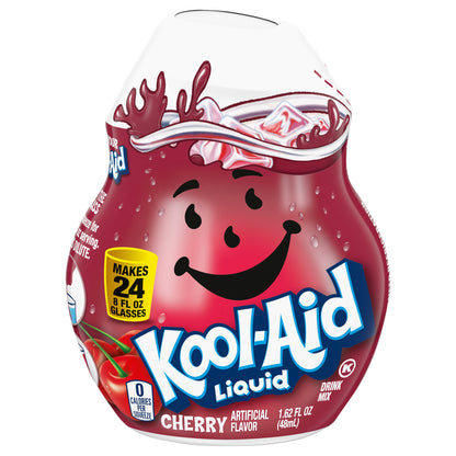 Kool-Aid Liquid Cherry Artificially Flavored Soft Drink Mix, 1.62 fl oz Bottle