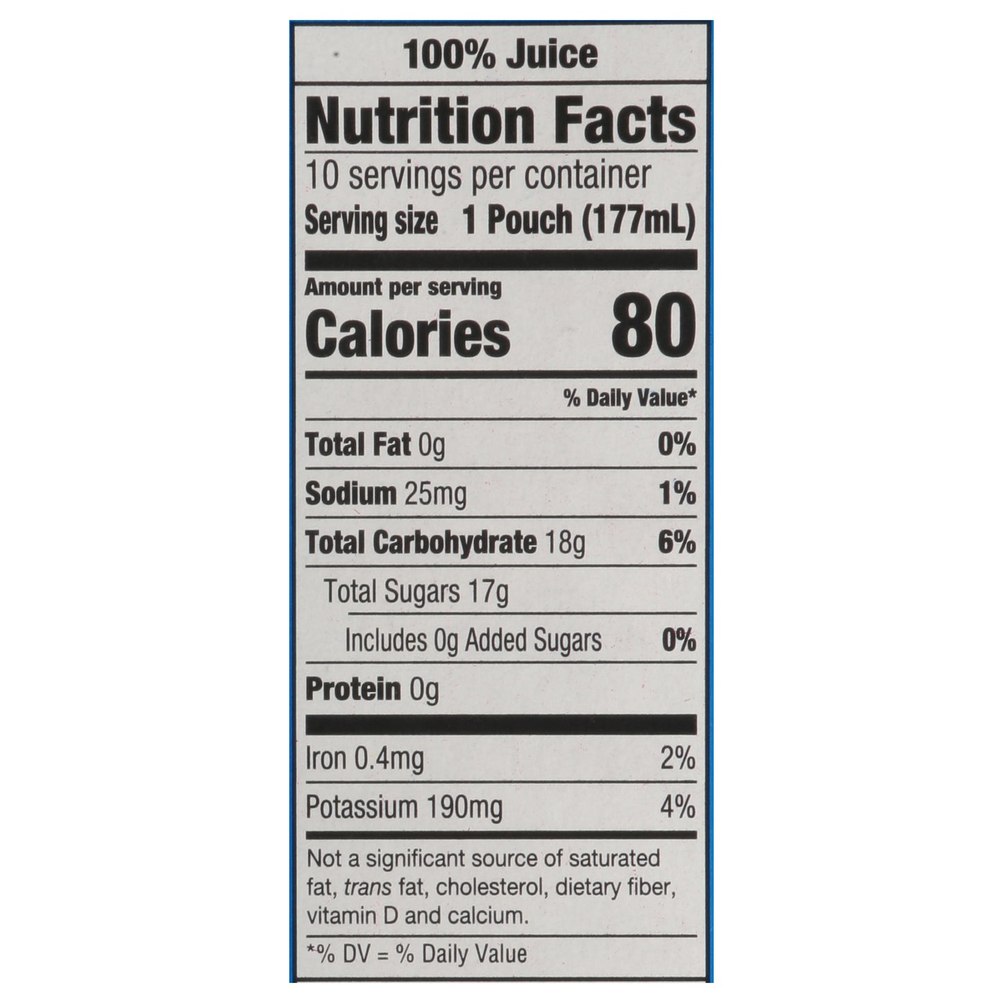Capri Sun Fruit & Veg Peach Mango Punch Juice 10 - 6 fl oz Pouches