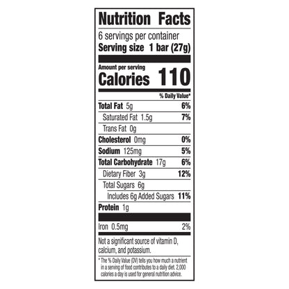 Mott's Soft Baked Bars, Chocolate Chip, Made with Applesauce, 6 Count, 5.76 oz