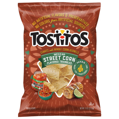 Tostitos Tortilla Chips Mexican Style Street Corn Flavored, 11 Oz
