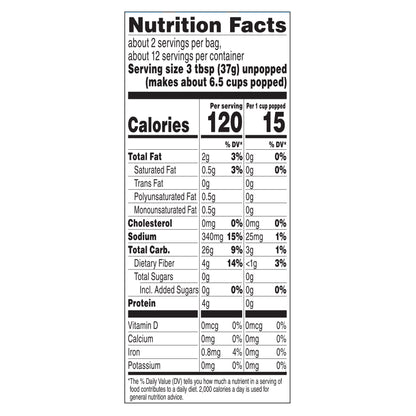 Orville Redenbacher's SmartPop! Butter Popcorn, Classic Bag, 6-Count