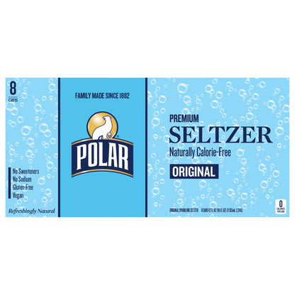 Polar Seltzer - 8pk 12oz - Original