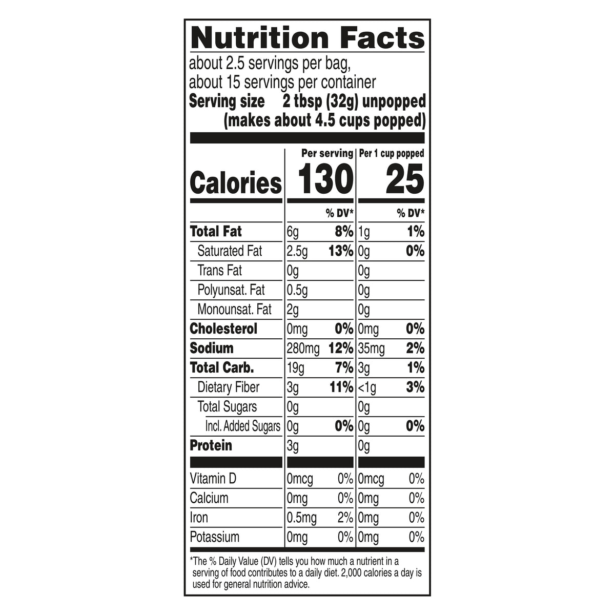 ACT II Butter Microwave Popcorn, 6-Count 2.75-oz. Bags