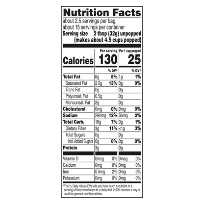ACT II Butter Microwave Popcorn, 6-Count 2.75-oz. Bags