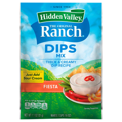 Hidden Valley The Original Ranch Fiesta Dips Mix 1.1 oz